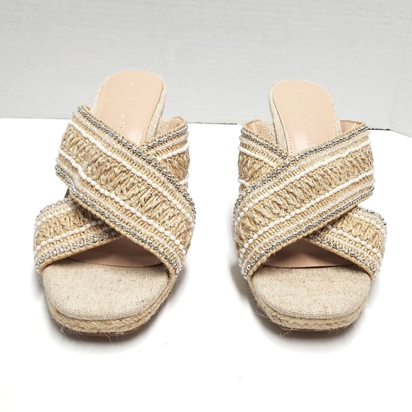 Kelly & Katie Tan Wedge Sandals - Picture 3 of 7